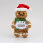 Christmas Handmade Doll Kawaii Crochet Positive Doll Christmas 2025 Gift Knitted Christma Animal