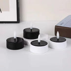 Rechargeable Solar Led Candle Light LED Candles with USB Charge,Flameless Decorative Wedding Christmas Rechargeable Tea Lights