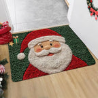 Christmas Door Mat Red Santa Claus Outdoor and Indoor Gingerbread Man Carpet New Year 2026 Merry Christmas Home Decor Foot Mat