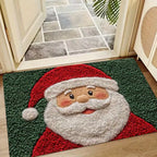 Christmas Door Mat Red Santa Claus Outdoor and Indoor Gingerbread Man Carpet New Year 2026 Merry Christmas Home Decor Foot Mat